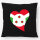 Kissen Burundi Flagge Herz 40x40cm