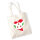 Jutebeutel Burundi Flagge Herz 10 Liter