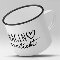 Emaille Tasse Hagen  Vintage 300ml