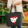 Filz Shopper Burundi Flagge Herz 22 Liter