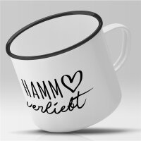 Emaille Tasse Hamm  Vintage 300ml