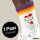 Unisex Socken Burundi Flagge Herz Baumwolle