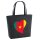 Filzshopper Kamerun Flagge Herz, 22 Liter