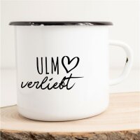 Emaille Tasse Ulm  Vintage 300ml