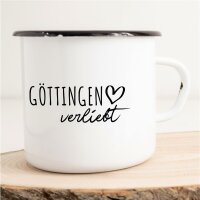 Emaille Tasse Göttingen  Vintage 300ml