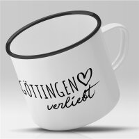 Emaille Tasse Göttingen  Vintage 300ml