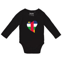 Baby Body Zentralafrikanische Republik Flagge Herz
