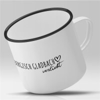 Emaille Tasse Bergisch Gladbach  Vintage 300ml