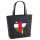 Filzshopper Zentralafrikanische Republik Flagge Herz, 22 Liter