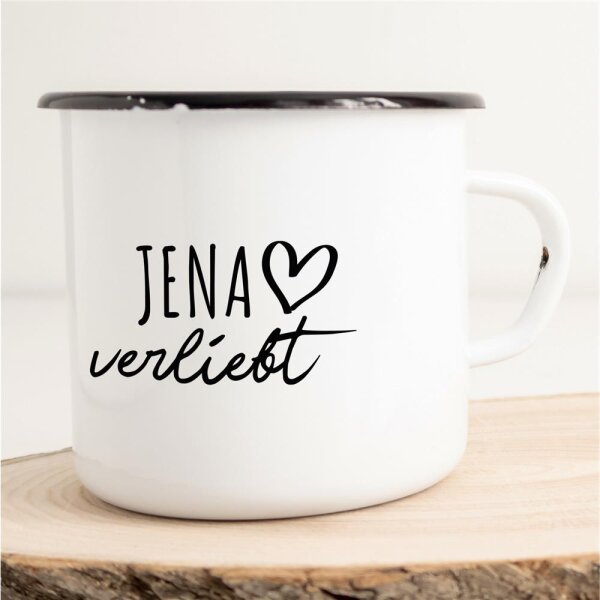 Emaille Tasse Jena  Vintage 300ml