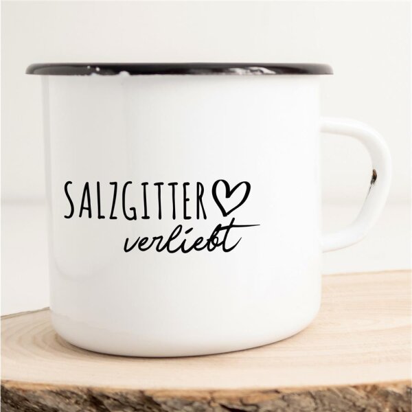 Emaille Tasse Salzgitter  Vintage 300ml