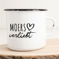 Emaille Tasse Moers  Vintage 300ml
