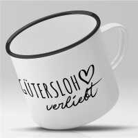 Emaille Tasse Gütersloh  Vintage 300ml