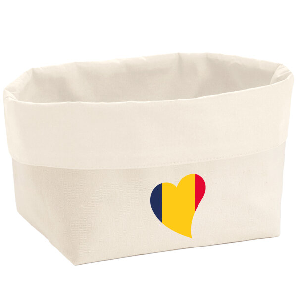 Organizer Tschad Flagge Herz