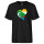 Herren T-Shirt Komoren Flagge Herz