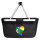 Einkaufskorb faltbar Komoren Flagge Herz 20 Liter Black