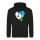 Unisex Hoodie Dschibuti Flagge Herz