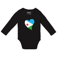Baby Body Dschibuti Flagge Herz