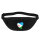 Bauchtasche Dschibuti Flagge Herz 2,5 Liter Black