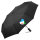 Regenschirm Dschibuti Flagge Herz 98cm Schwarz