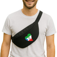 Bauchtasche Äquatorialguinea Flagge Herz 2,5 Liter...