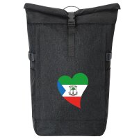 Kurierrucksack Äquatorialguinea Flagge Herz 30-44...