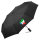 Regenschirm Äquatorialguinea Flagge Herz 98cm Schwarz
