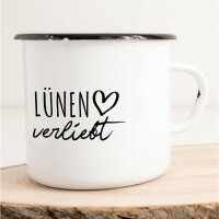 Emaille Tasse Lünen  Vintage 300ml