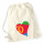 Turnbeutel Eritrea Flagge Herz 12 Liter