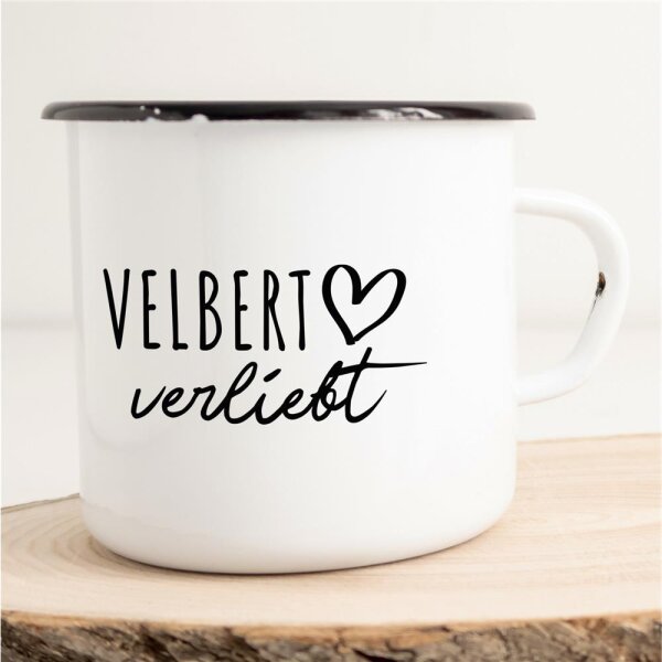 Emaille Tasse Velbert  Vintage 300ml