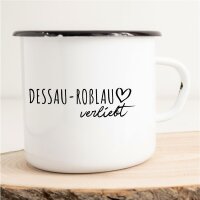 Emaille Tasse Dessau-Roßlau  Vintage 300ml