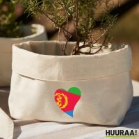 Organizer Eritrea Flagge Herz