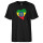 Herren T-Shirt Äthiopien Flagge Herz