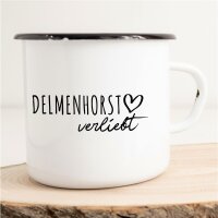 Emaille Tasse Delmenhorst  Vintage 300ml