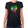 Damen T-Shirt Äthiopien Flagge Herz