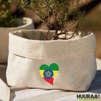Organizer Äthiopien Flagge Herz