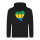 Unisex Hoodie Gabun Flagge Herz