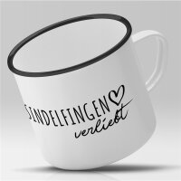 Emaille Tasse Sindelfingen  Vintage 300ml