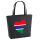 Filz Shopper Gambia Flagge Herz 22 Liter