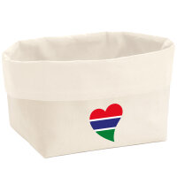 Organizer Gambia Flagge Herz