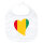 Baby Lätzchen Guinea Flagge Herz Klettverschluss