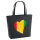 Filz Shopper Guinea Flagge Herz 22 Liter
