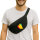 Bauchtasche Guinea Flagge Herz 2,5 Liter Black