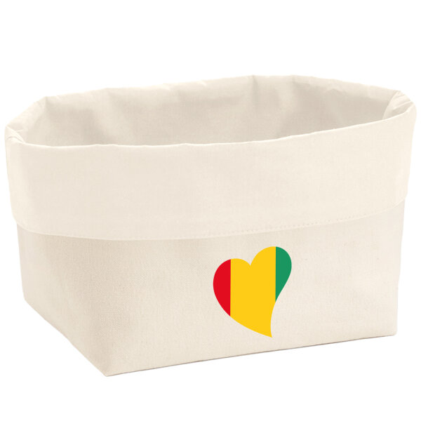 Organizer Guinea Flagge Herz