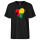 Herren T-Shirt Guinea-Bissau Flagge Herz