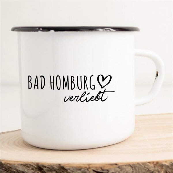 Emaille Tasse Bad Homburg vor der Höhe  Vintage 300ml