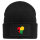 Beanie mit Patch Guinea-Bissau Flagge Herz Black