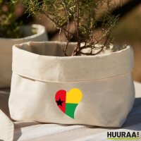 Organizer Guinea-Bissau Flagge Herz