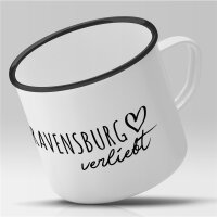 Emaille Tasse Ravensburg  Vintage 300ml