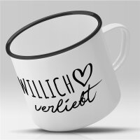 Emaille Tasse Willich  Vintage 300ml